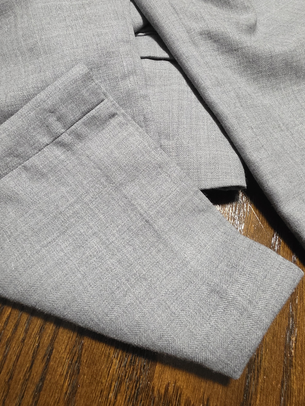 Janie and Jack Boys' Light Gray Suit Jacket & Pants - Picture 8 of 9